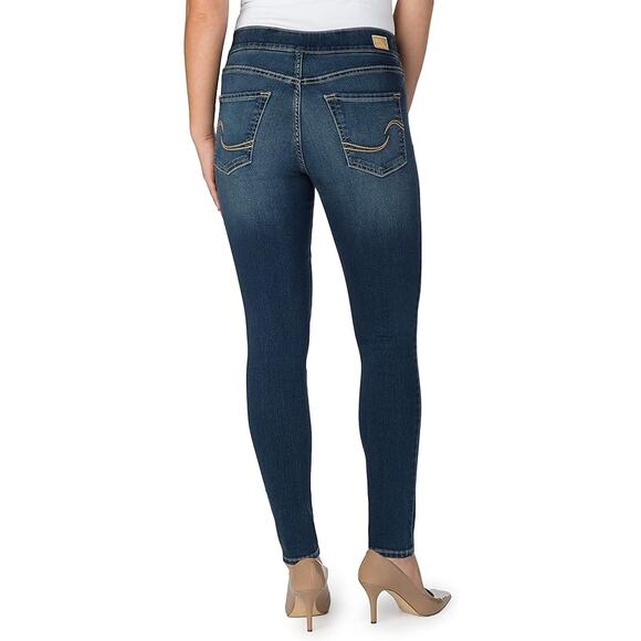 Levis Women's Signature Totally Shaping Pull On Skinny Blue Denim 4M W27/L30 - Picture 2 of 15